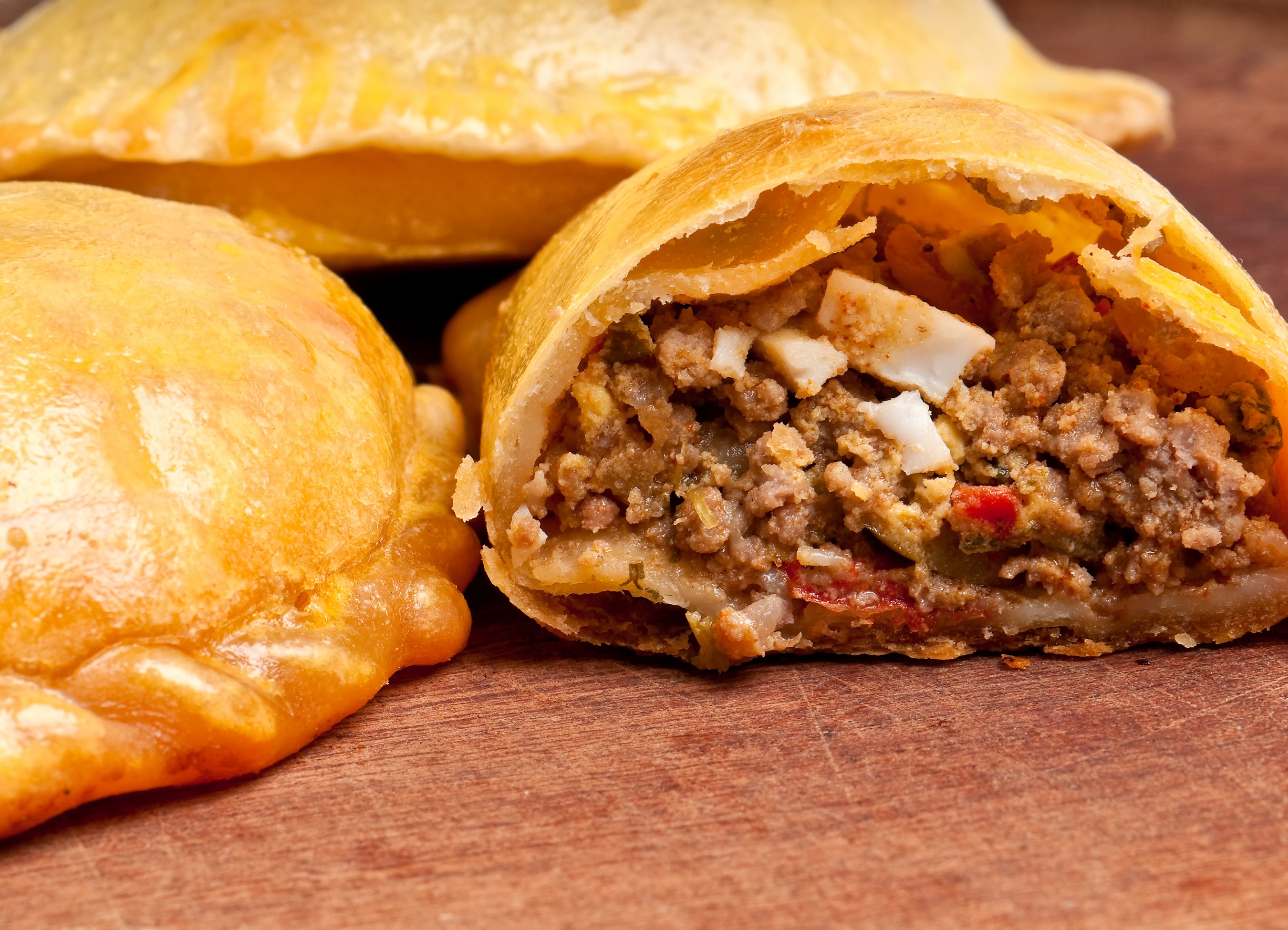 Empanada caramelized onion with cheese available at Bienvenidos Latin Market in Ottawa. A sweet and savory empanada perfect for any meal.